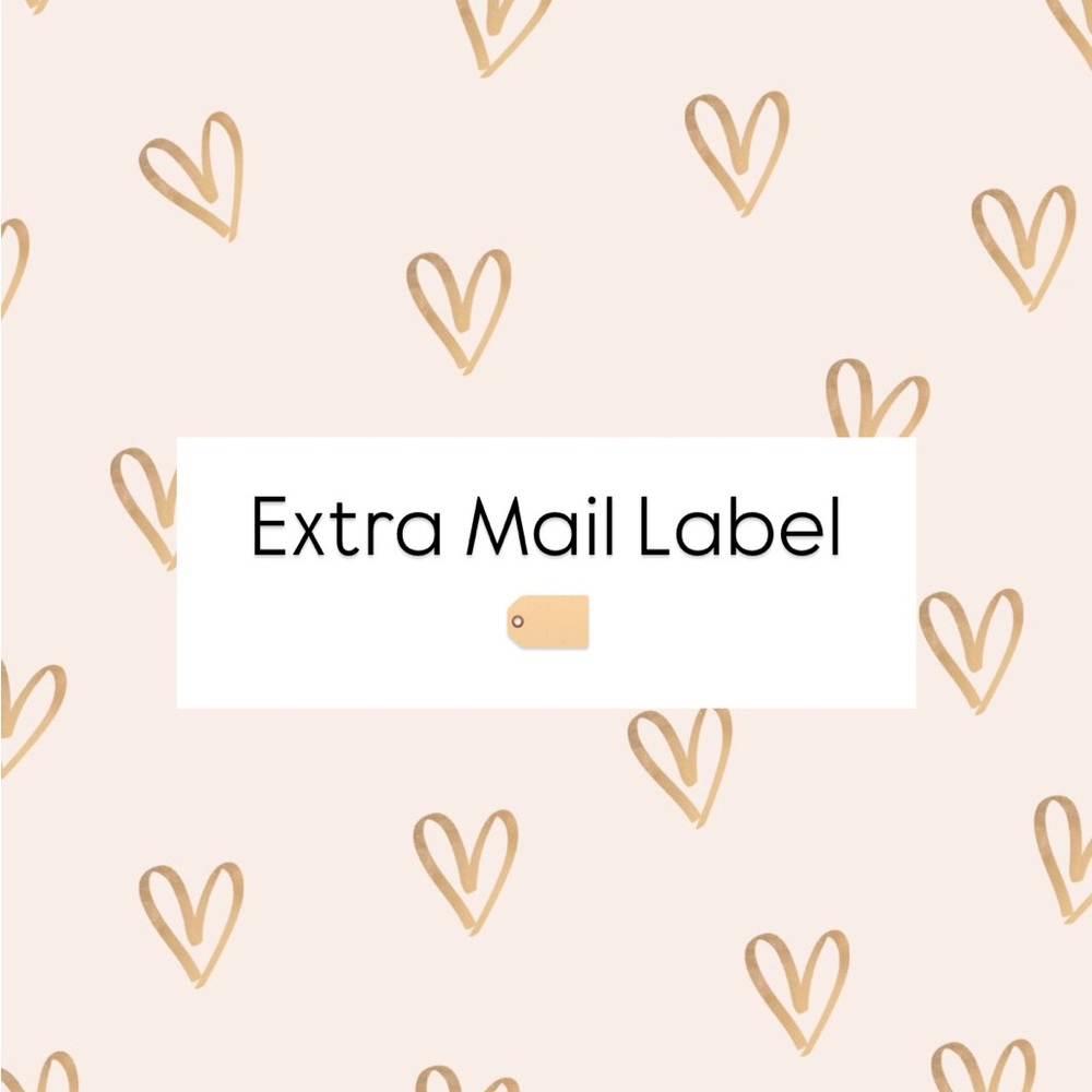 Extra Mail Label